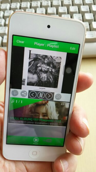 【iPod touch】テヨンのアルバム「I」をYoutifyで聴きたおすには？！