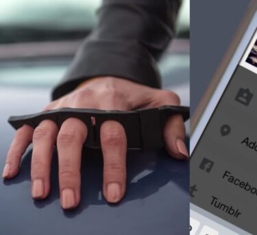 【ウェアラブルキーボード】メリケンサック型、どこでもタイピング？！