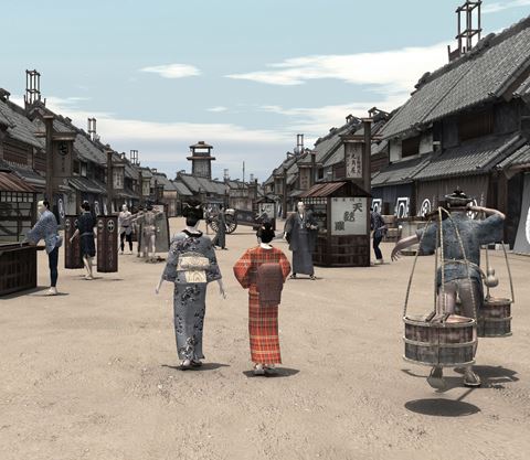 3D VR 江戸