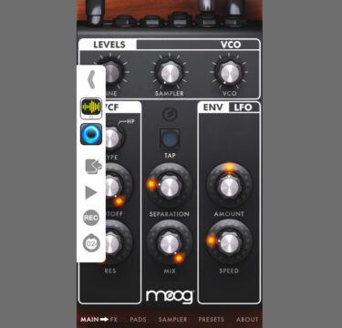 【iPod touch】iOS音楽アプリMoog FiltatronをAudiobusのFXで使ってみた？！