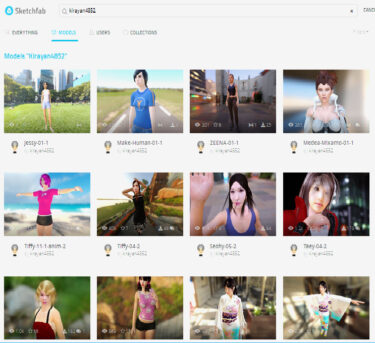 【3DCG】Poser11応用編：Sketchfabにアップロードして公開するには？！