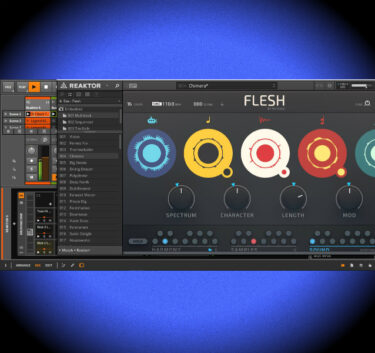 【FLESH】REAKTORシンセでMIDIを使わずドラム音源だけからの曲作りとは？！