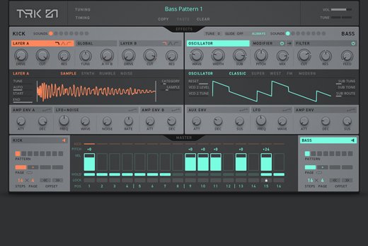 NI REAKTOR Trk-01 キック&ベース 最新ソフトシンセ