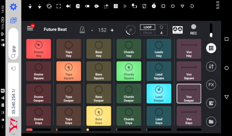 Remixlive on Genymotion