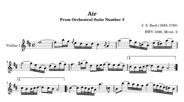 J.S.Bach Air