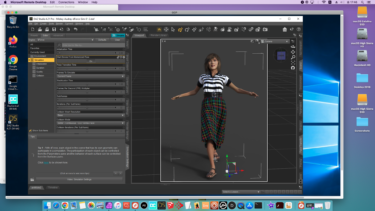 Mac 仮想Windows Google GCP NVIDIA DAZ Studio dForce物理シミュレーション